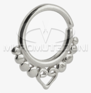 Silver Indian Ornament Septum Ring Septum - Silver #7991257