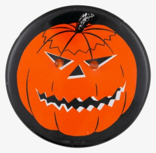 Jack O Lantern With Light Up Eyes Innovative Button - Jack-o'-lantern #7992541