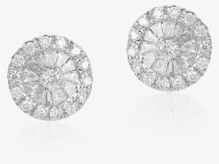 Brinco De Diamante Masculino - Nausnice Napichovacie Biele Zlato #7994288