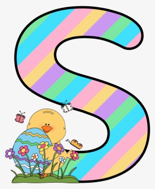 Ch B *✿* Alfabeto Easter De Kid Sparkz - Alfabeto Easter De Kidsparkz Holiday Fonts #7994594