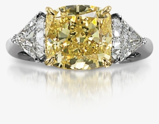 Yellow Diamond Ring L Cora International Llc Diamantes, - Engagement Ring #7994700