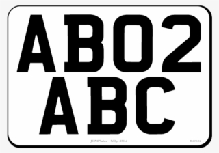 7 Digit Small Square Jdm Front Bespoke Legal Number - Cardio Diabetic #7995034
