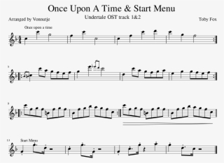 Undertale Sheet Music For Flute - 싸이 아버지 피아노 악보 #7995111