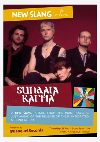 Sundara Karma Thursday 21st February At New Slang, - Sundara Karma #7995931