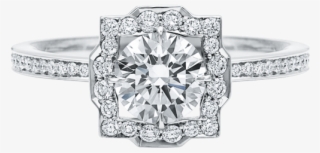 Belle Round Brilliant Engagement Ring Harry Winston - Harry Winston Ring #7996332