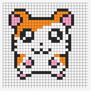 Hamtaro Perler Bead Pattern / Bead Sprite - Pixel Art Hamtaro - Free ...