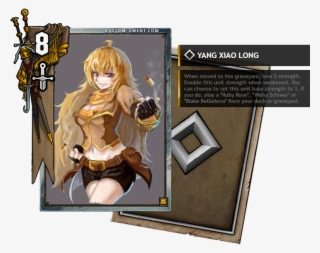 Her Enemies With Her Sniper Rifle When Placed In Ranged - Custom Gwent Card Art #7998008