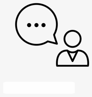 Noun 33097 Cc Guy Talking - Line Art #7999683