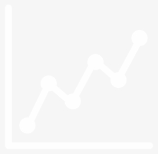 Line Chart Icon Noun 70892 Cc White - Johns Hopkins Logo White #7999888