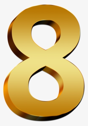 8 Number Png - Number 8 Transparent #80139