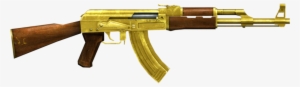 Largest Collection Of Free - Ak 47 Gold Png #80141