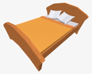 Orange Curve Bed - Portable Network Graphics #80285
