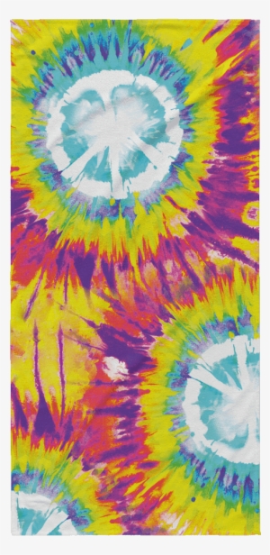 Tie Dye Beach Towel - Beach #80526