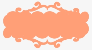 Peach - Peach Ribbon Banner Png #80858