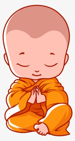 Picture Library Download Buddah Drawing Cute - Bhikkhu Cartoon #81527