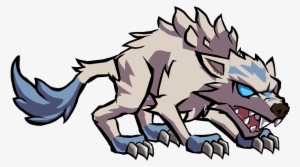 Winter Wolf - Cartoon Wolf Png #82256