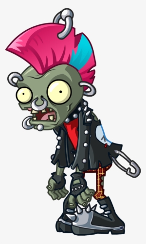 Zombie Free Png Image - Plants Vs Zombies Punk #82275