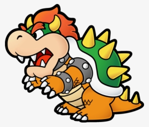 Bowser's Artwork From Paper Mario - Paper Bowser #82433
