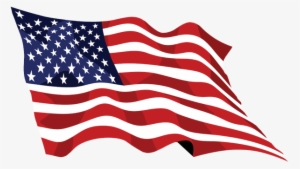 Memorial Day Png Image Background - Waving American Flag #82884