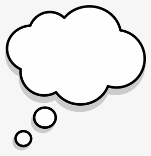 Thought Bubble Png Transparent Image - White Transparent Thought Bubble #82971
