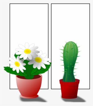 This Free Icons Png Design Of Window With Plants #83162