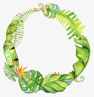 This Graphics Is Hand Drawn Circle Png Transparent - Leaves Circle Png #83351