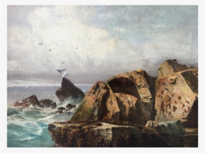 Andrew W Warren [1823/1834-1873] American Realist Painter - Mount Desert Island #84901