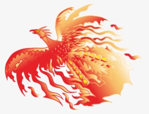 Phoenix Fenghuang Vermilion Bird Four Symbols Legendary - Fenghuang Clipart #86196
