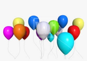 Png Colorful Balloons - Videoblocks #86390