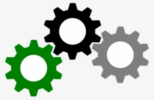 Cogwheels Gears Racks Pinions Gray Black G - Gears Clipart #86549