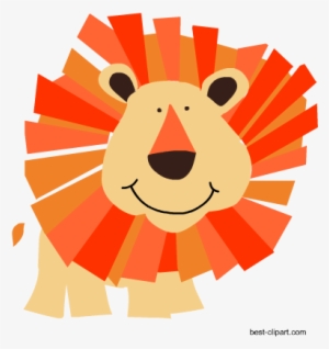 This Is A Really Cute Smiling Lion Clip Art Image That - Baby Shower #86862