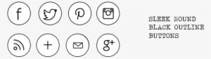 Free Social Media Buttons - Free Social Media Icons White Png #87024