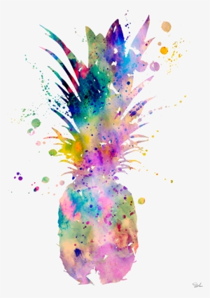 Sign In To Save It To Your Collection - Watercolor Pineapple #87361