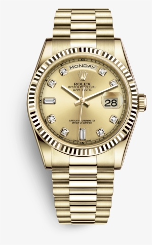 Day-date - Gold Day Date Green #87428