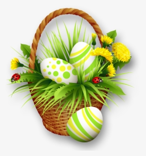 Easter Basket Png High Quality Image - Easter Png Transparent #87483
