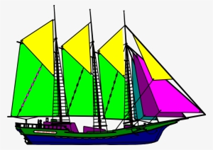 Ship Boat Sailing Travel Ocean Transparent Image - Perahu Layar Png #87575