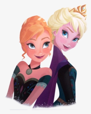 By The Disney Illustrators - Anna And Elsa Art #87932