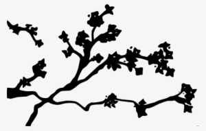 Cherry Blossom Clipart By Kaitsakii On Deviantart Image - Black Cherry Blossom Png #88168