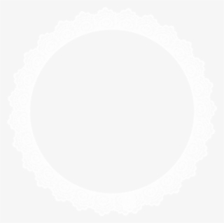 Circle Round White Whitelace Lace Circleframe Frame #88189