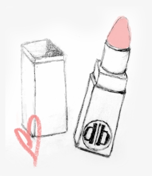 Drawing Lipstick Sketch Banner Freeuse Download - Sketch #88560