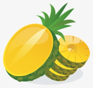 Pineapple Sweet Yellow Delicious Ripe Frui - Pineapple Juice Clipart Png #88797