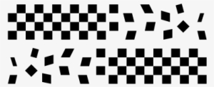Checkered Stripes Trailer Decals - Freemasons Lodge Room #89142