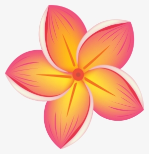 Tropical Flower Png Clipart - Flower Clipart #89361