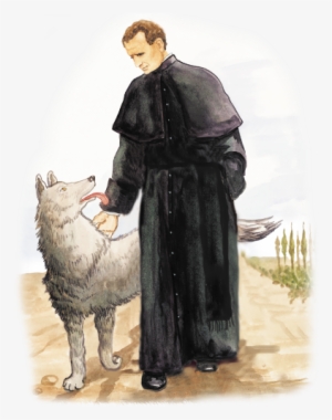 Suddenly, He Saw A Great Big Dog Approaching Him - Don Bosco And Grigio #89545