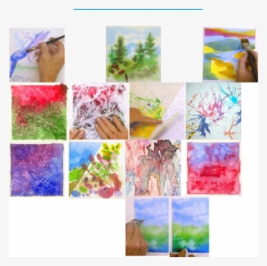 Abstract Watercolor Techniques - Watercolor Painting #89950