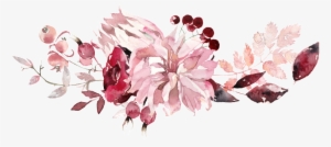 Creative Flower Ink Painting Transparent Watercolor - Watercolor Painting #800288