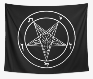 Satanic Sigil Of Baphomet Tapestry - Sigil Of Baphomet Patch #800556
