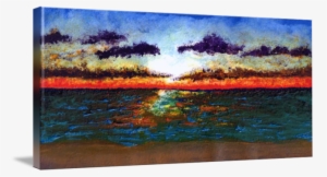 Emerald Coast Florida Seascape Sunrise Painting By - Painting #800590