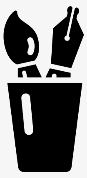 Brush And Quill Pen Vector - Painting #800621