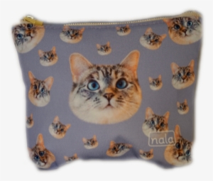 Nala Purple Handmade Card/cell Phone Bag - Tabby Cat #800623